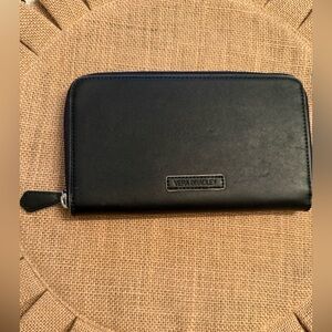 Vera Bradley Black Zip Wallet